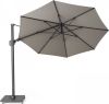 Showmodel Siesta Premium zweefparasol 300 x 300 antraciet frame charcoal doek + 90 kg voet online kopen