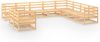 VidaXL 10 delige Loungeset massief grenenhout online kopen