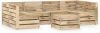 VIDAXL 7 delige Loungeset groen ge&#xEF, mpregneerd grenenhout online kopen