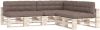 VidaXL Bankkussens pallet 7 st taupe online kopen