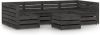 VIDAXL 7 delige Loungeset grijs ge&#xEF, mpregneerd grenenhout online kopen