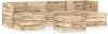 VIDAXL 7 delige Loungeset groen ge&#xEF, mpregneerd grenenhout online kopen