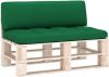 VidaXL Bankkussens pallet 2 st groen online kopen