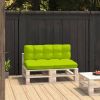 VidaXL Bankkussens pallet 2 st heldergroen online kopen