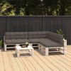 VidaXL Bankkussens pallet 7 st taupe online kopen
