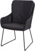 Showmodel Siesta Premium zweefparasol 300 x 300 antraciet frame charcoal doek + 90 kg voet online kopen