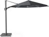 Showmodel Siesta Premium zweefparasol 300 x 300 antraciet frame charcoal doek + 90 kg voet online kopen