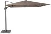 Showmodel Siesta Premium zweefparasol 300 x 300 antraciet frame charcoal doek + 90 kg voet online kopen