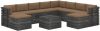 VidaXL 11 delige Loungeset pallet met kussens massief grenenhout online kopen