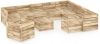 VIDAXL 12 delige Loungeset groen ge&#xEF, mpregneerd grenenhout online kopen