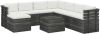VidaXL 9 delige Loungeset pallet met kussens massief grenenhout online kopen