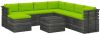 VidaXL 9 delige Loungeset pallet met kussens massief grenenhout online kopen