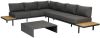 Exotan Loungeset Bari aluminium polywood incl. kussens online kopen