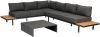 Exotan Loungeset Bari aluminium polywood incl. kussens online kopen